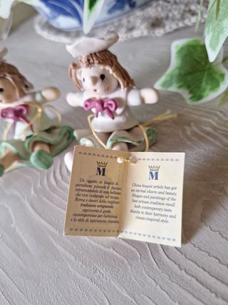 2 Bambole Biscuit Porcellana