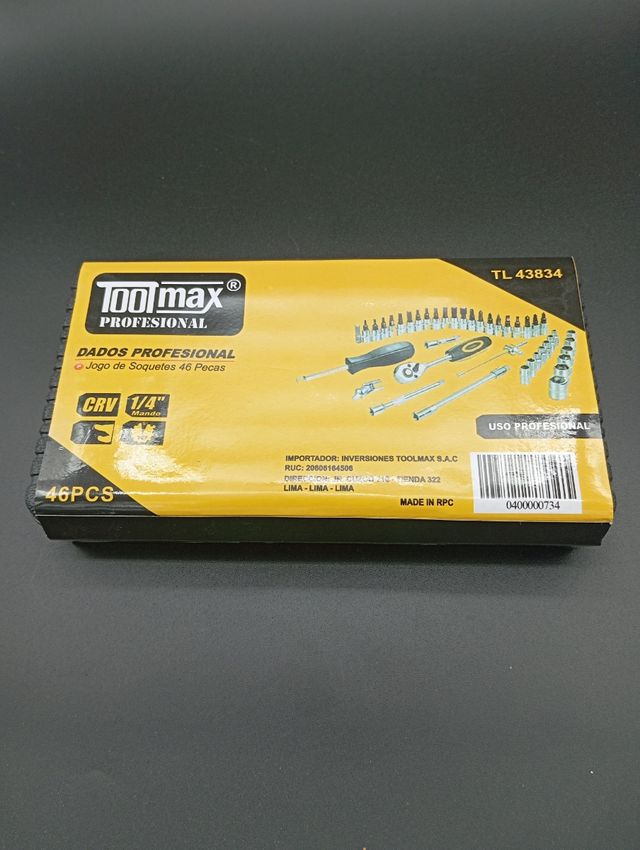 Juego llaves vaso 1/4" (46 piezas)