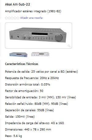 Amplificador AKAI AM-U22 - Gris plata