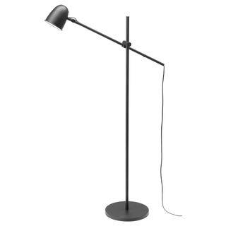 Lámpara pie Ikea negra SKURUP