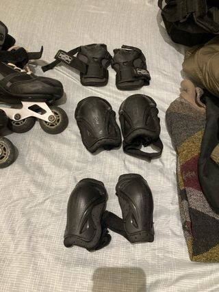Patines en línea + protecciones