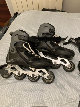 Patines en línea + protecciones