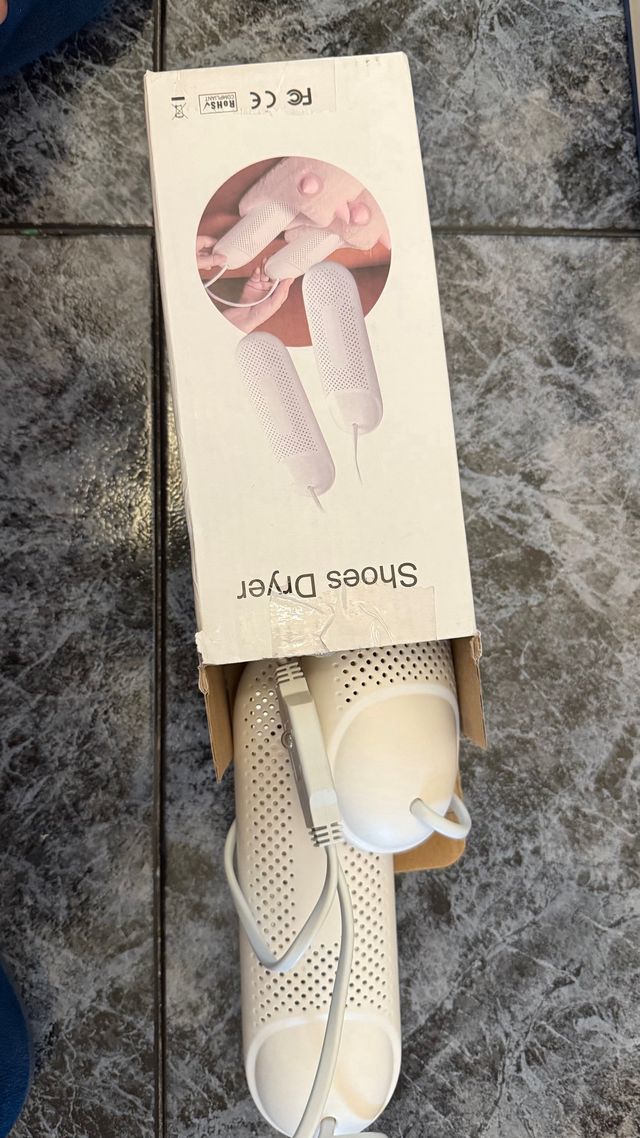 Secador eléctrico portátil para zapatos botas 360