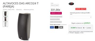 Altavoces DAS ARCO-24T negros