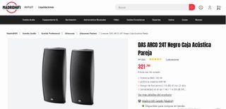 Altavoces DAS ARCO-24T negros