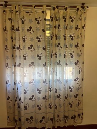 Cortinas Mickey Mouse infantiles