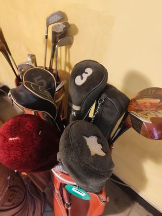 Bolsas golf vintage + palos