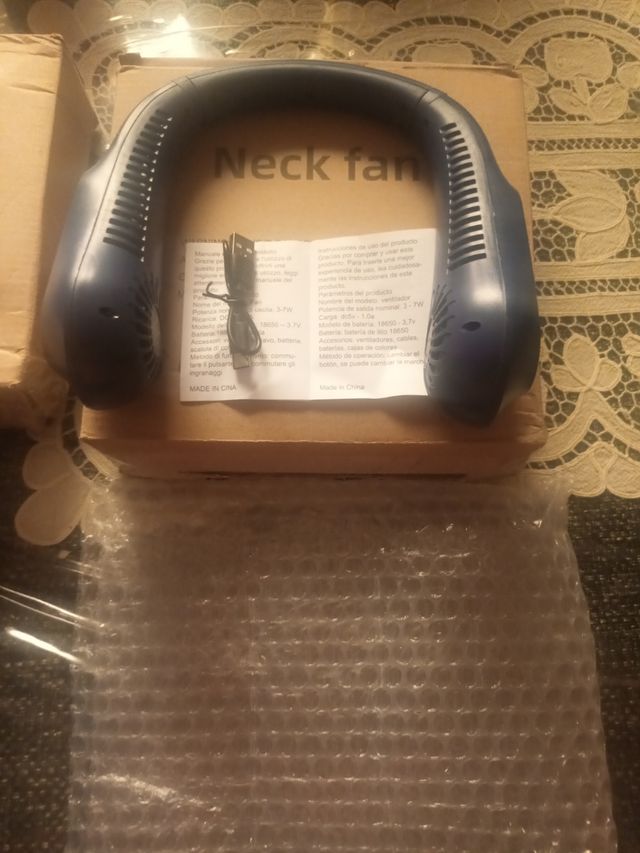 Ventilador cuello - Azul