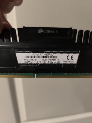 RAM Corsair Vengeance 8GB 1600MHz