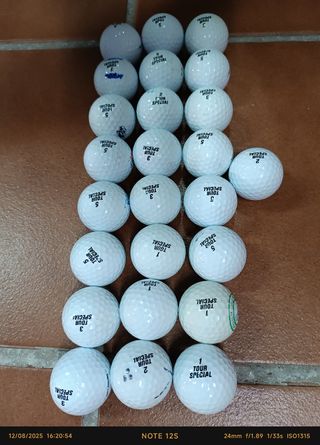 25 Bolas Golf Usadas Tour Special