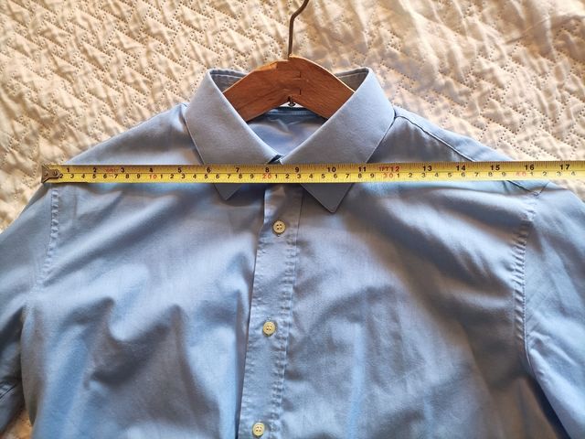 Camicia Uomo Celeste