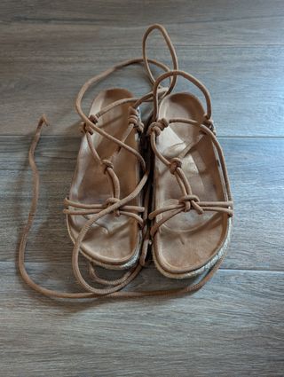 Sandali allacciati Pull&Bear marroni