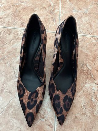Tacones animal print 38