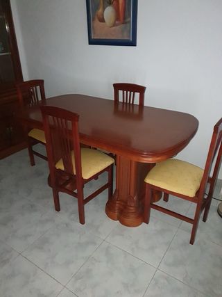 Mesa ovalada madera extensible - Comedor