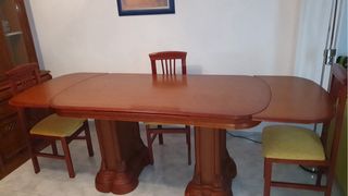 Mesa ovalada madera extensible - Comedor