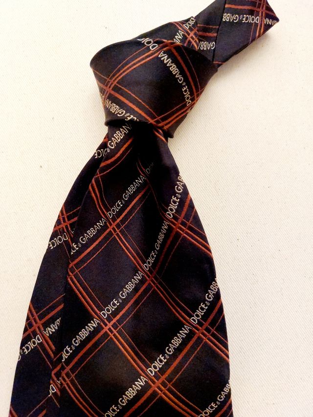 Cravatta Dolce&Gabbana - Nero/Marrone