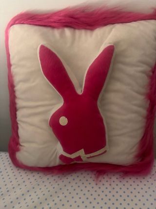Cojín Peluche Conejo Rosa