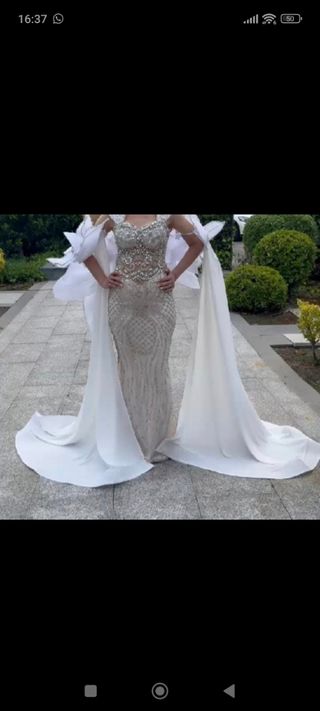 Vestido de pedrería