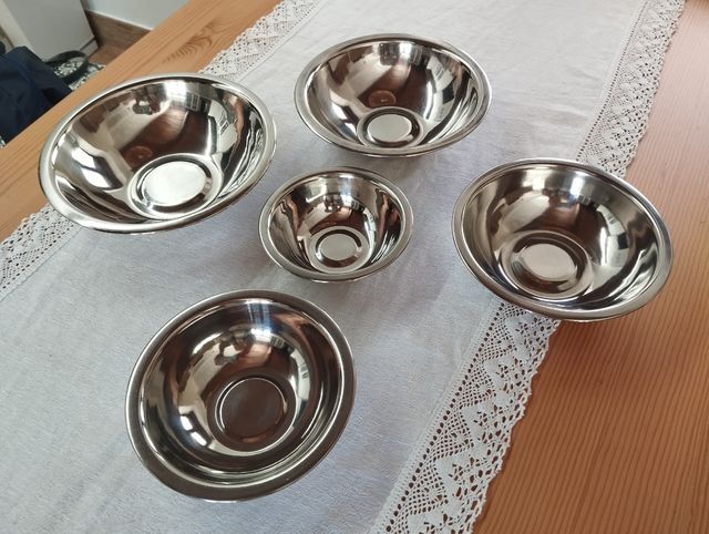 5 ciotole in metallo - Cucina