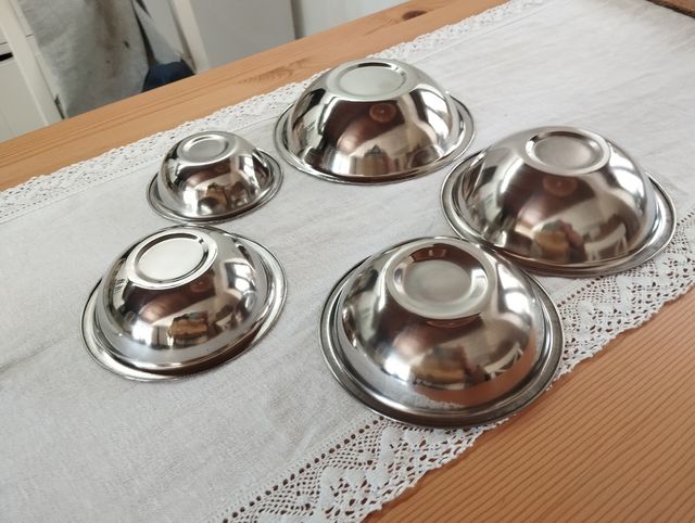 5 ciotole in metallo - Cucina