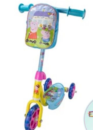 Patinete Peppa Pig infantil