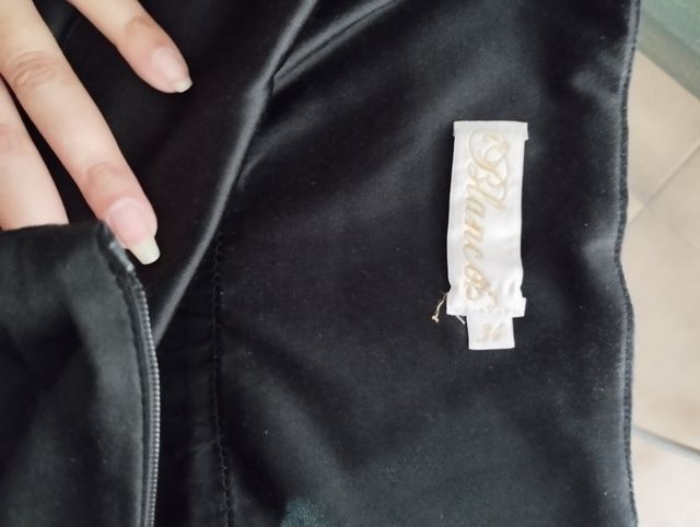 Falda negra lisa Tul