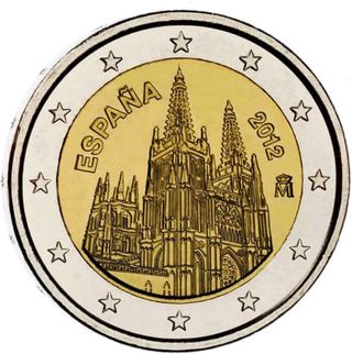 Moneda 2€ España - Catedral Burgos 2012