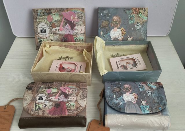 Carteras Sweet & Candy (Beige y Azul) - Nuevo