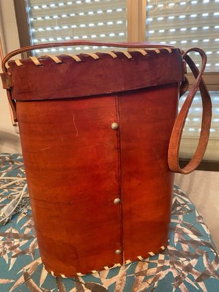 Bolso Matero Cuero Auténtico