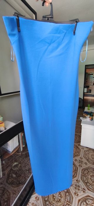 Vestido midi Mango azul