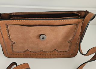Bolso bandolera marrón