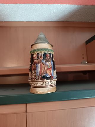 Jarra cerveza alemana antigua