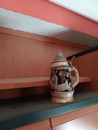 Jarra cerveza alemana antigua