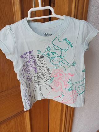 Camiseta Disney princesas 12-18 meses