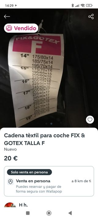 Cadenas nieve Fix&GoTex - Talla F