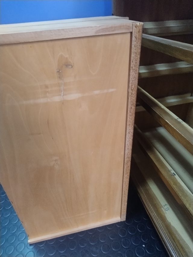 Cómoda madera 6 cajones