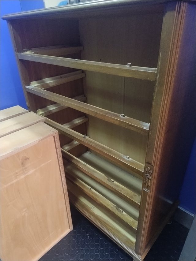 Cómoda madera 6 cajones