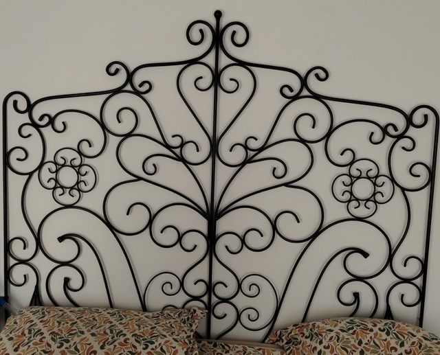 Bajada de precio. Cabecero forja negro