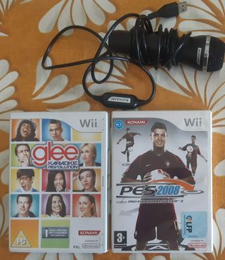 Nintendo Wii + Microfono Konami + Giochi