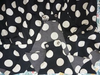 Body lunares blanco&negro talla S