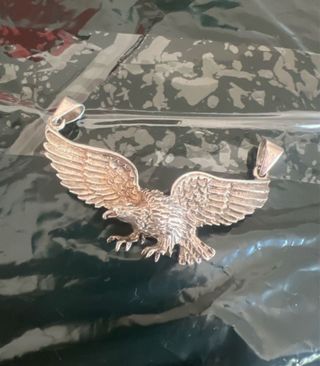 Colgante águila plata maciza