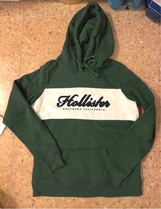 Sudadera Hollister Verde M
