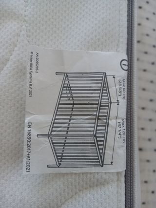 Colchón cuna IKEA (0-3 años)