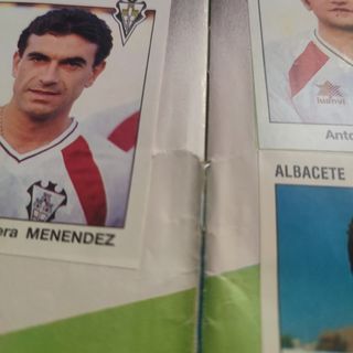 Álbum Panini Fútbol Estrellas de la liga 93-94