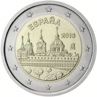 Moneda 2€ España - Monasterio de San Lorenzo 2013