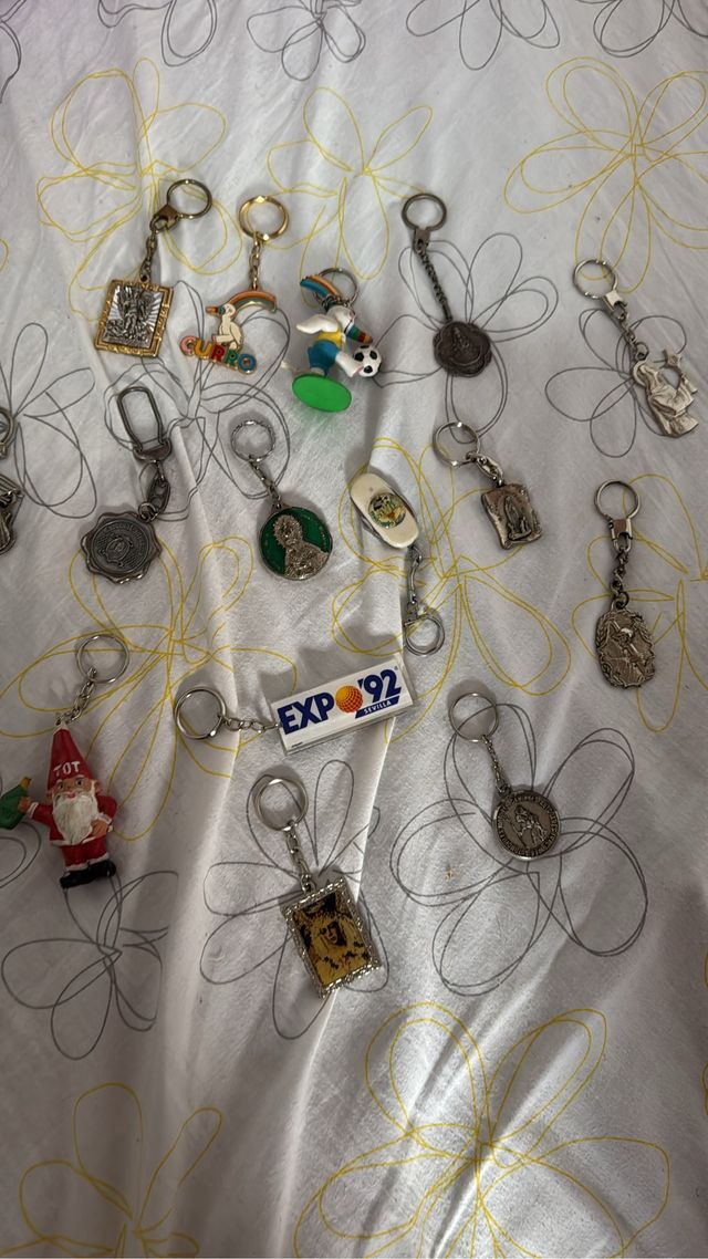 15 Llaveros colección vintage