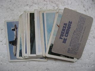 Cromos sueltos álbum Fuerza de Choque Edansa