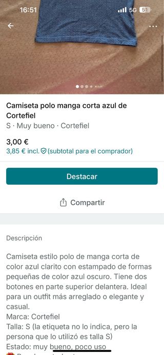 Lote ropa hombre 5 prendas pantalones y polo