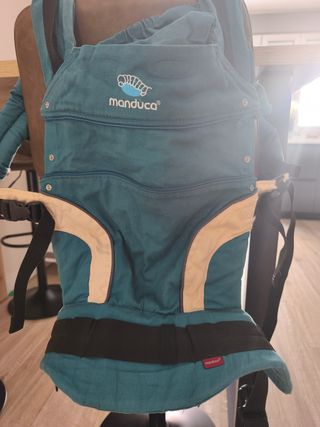 Manduca portabebés turquesa