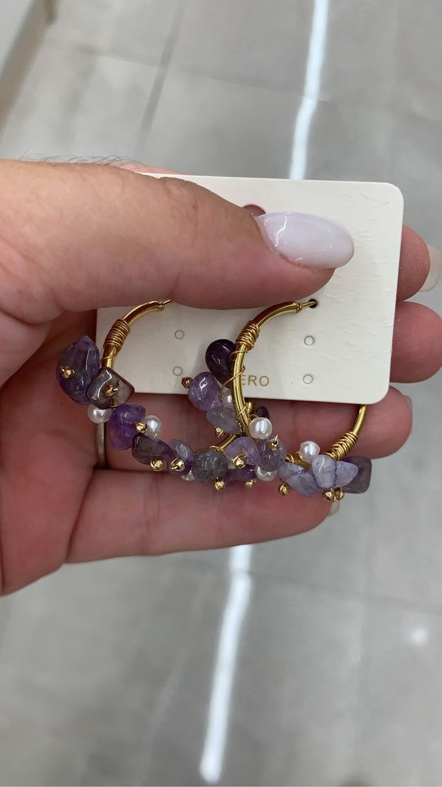 Pendientes aro acero inoxidable 